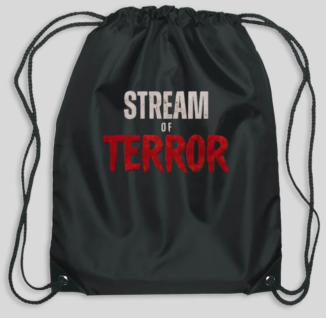 Stream of Terror Drawstring Bag